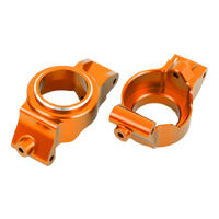 Traxxas Styrspindelhållare H+V (Pair) Alu.Orange XRT, X-Maxx