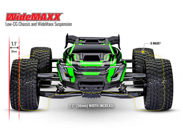 Traxxas XRT 1/6 Truck 8s 1/6  17 mm. hex   RTR Orange