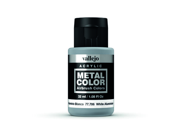 Vallejo Metal Color  32ml Hvit Aluminium