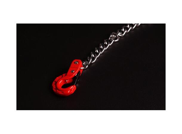 Yeah Racing Spring Loaded Metal Hook Red