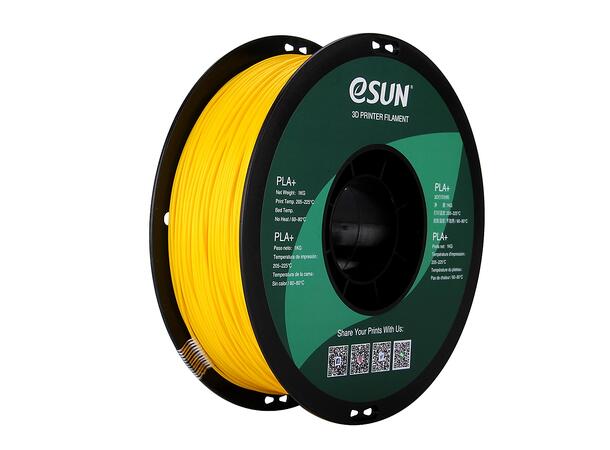 eSUN PLA+ 1.75mm 1kg - Yellow Gul