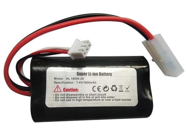 2s 1800mAh - HengLong Li-Ion 18650 Tamiya
