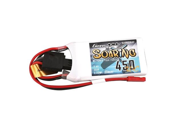 2s   450mAh - 30C - Gens Ace Soaring JST G-Tech