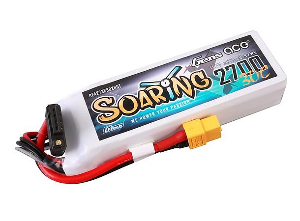 3s  2700mAh - 30C- Gens Ace Soaring XT60 G-Tech