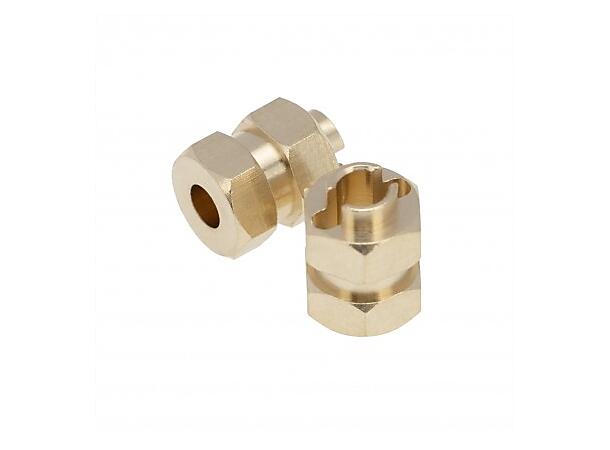 4mm Brass Wheel Hex Adapter SCX24 For Axial 1/24