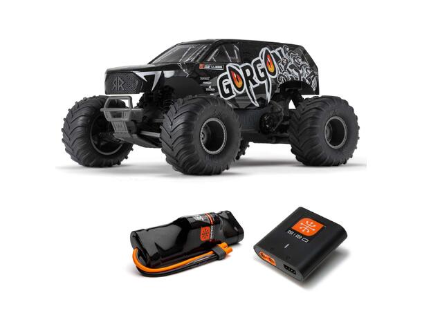 ARRMA Gorgon Mega 2WD Black - RTA Kit