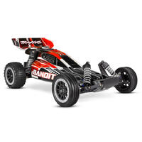 Bandit 2WD 1/10 RTR TQ Rød USB-C § 1/10    7 cell NiMH 3000mAH 1/10