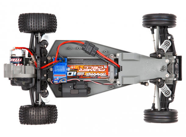 Bandit 2WD 1/10 RTR TQ Rød USB-C § 1/10    7 cell NiMH 3000mAH 1/10