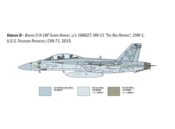 F/A-18F Super Hornet U.S. Navy 1:48 Plasbyggesett