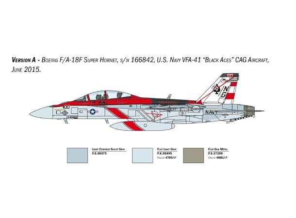 F/A-18F Super Hornet U.S. Navy 1:48 Plasbyggesett