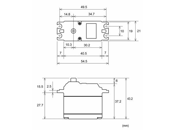 Futaba servo S-A601 digital 0.11s/41kg/ 6V  74g