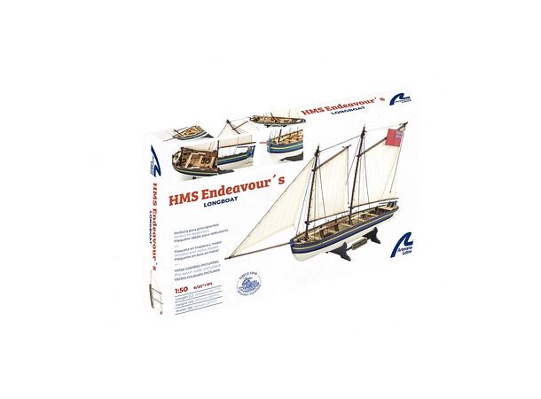 HMS Endeavours Longboat  1:50 Artesania