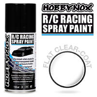 Hobbynox Flat Clear Coat R/C Racing Spray 150ml