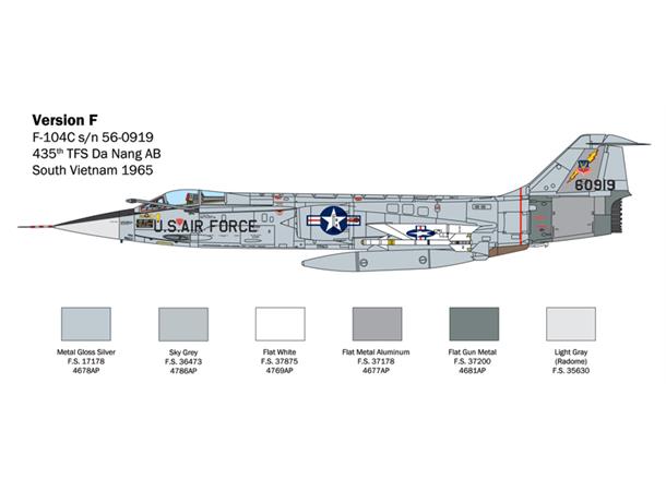 Italeri 1:32 F-104 A/C Starfighter