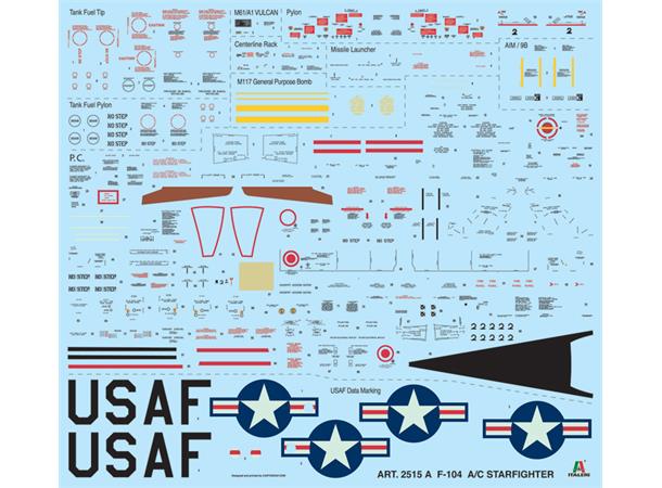 Italeri 1:32 F-104 A/C Starfighter