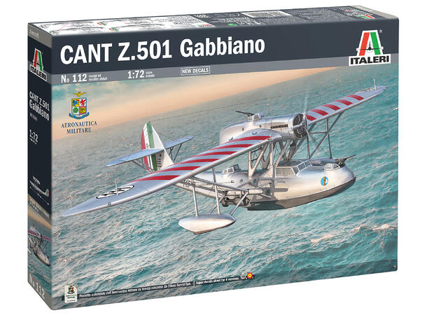 Italeri Cant Z.501 Gabbiano 1/72 Byggesett