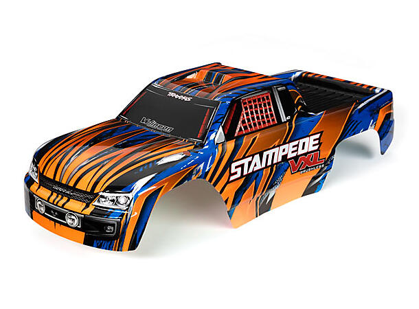 Karosseri Lakkert Stampede 2WD VXL Orange & Blue Painted