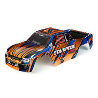 Karosseri Lakkert Stampede 2WD VXL Orange & Blue Painted