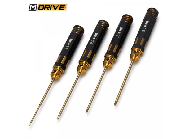 M-drive Unbrako trekker sett 1,5-2-2,5-3mm