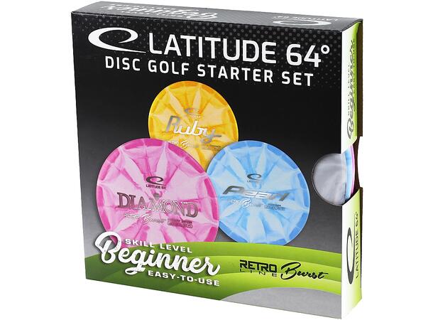 Retro Burst Beginner Disc Golf Start Set Frisbeegolf