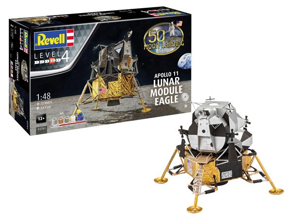 Revell Apollo 11 Lunar Module Eagle 1/48 Revell plastbyggesett
