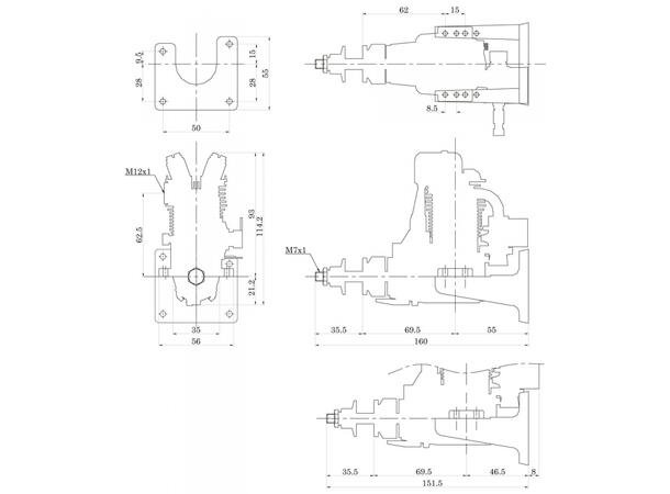 Saito FG-14C 14cc 4-takt bensin .70 motor