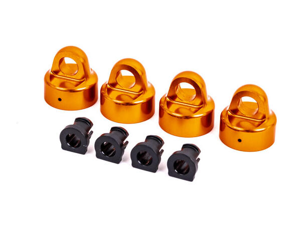 Shock caps til Sledge orange