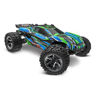 Traxxas Rustler HD 4x4 VXL 1/10 RTR TQi HD Utgave  Grønn 1/10 skala