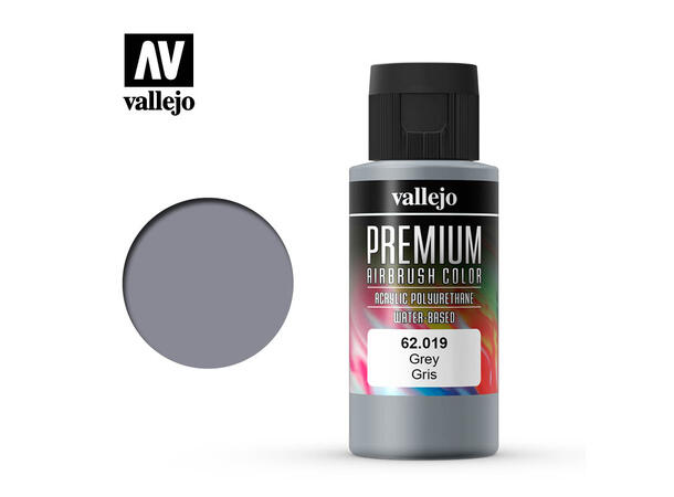 Vallejo Premium Akryl maling 60ml Grå for Airbrush