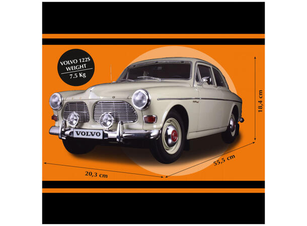 Volvo Amazon 122S  1:8 § mangler noe skruer