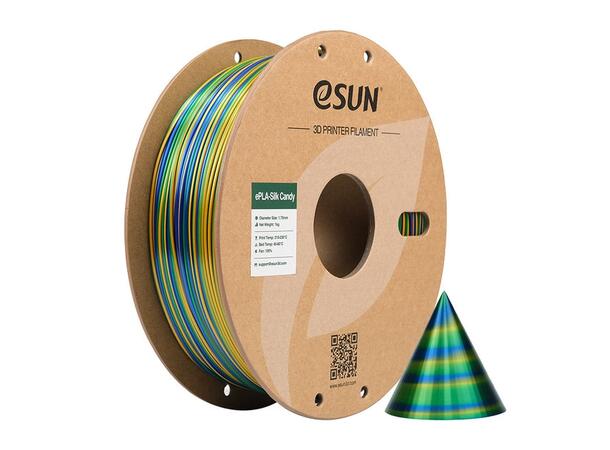eSUN Silk Candy 1.75mm 1kg - Gold Blue Green