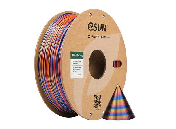 eSUN ePLA Silk Candy 1.75mm 1kg Red Gold Blue