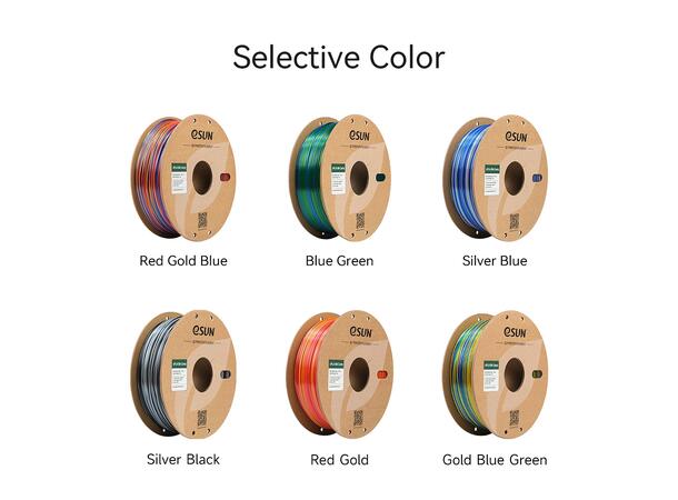 eSUN ePLA Silk Candy 1.75mm 1kg Red Gold Blue
