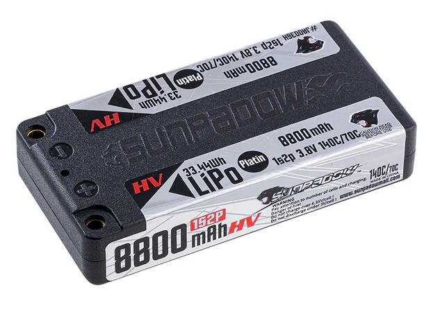 1s  8800mAh - 70/140CC - Sunpadow Platin 5mm kontakt Short HV