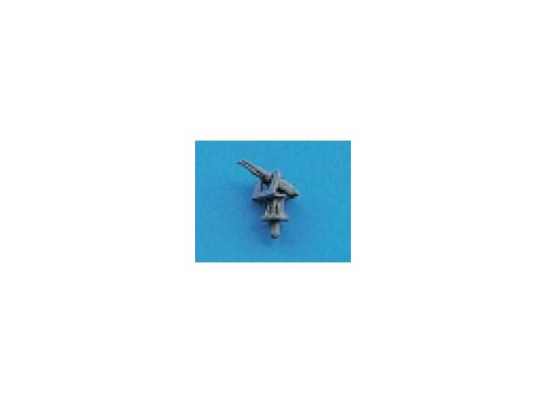 Aeronaut Dobbel kanon 3.7 cm  1:200 10x15mm  5stk