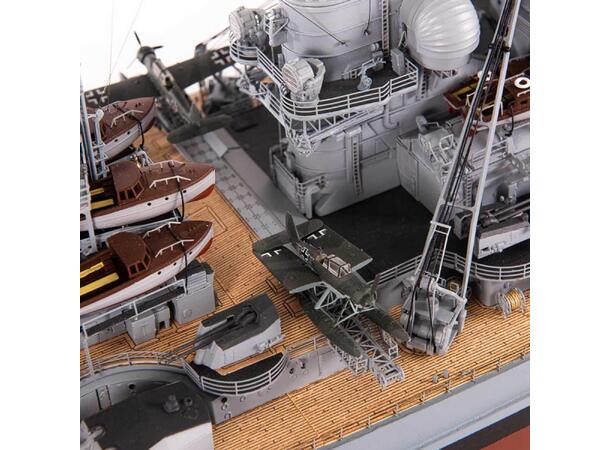 Amati - Bismarck Battleship Kit Ikke for RC
