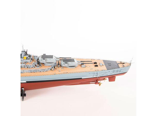 Amati - Bismarck Battleship Kit Ikke for RC