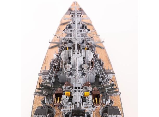 Amati - Bismarck Battleship Kit Ikke for RC