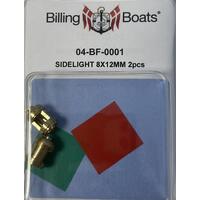 Billing Boats Sidelanterner 8X12mm  2stk Billing boats