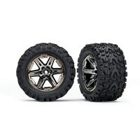 Dekk og felg Talon Extreme/RXT Black 2 Black Chrome