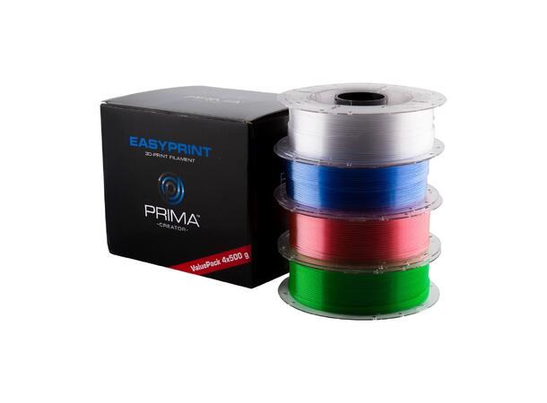 EasyPrint PETG Value Pack 1.75mm 4x500g 4-farger
