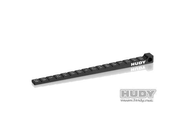 HUDY Chassis Ride Height Gauge Stepped 2.6-5.6mm