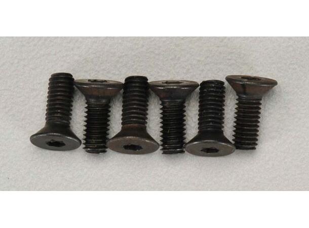 Skrue unbrako 3x8mm forsenket hode m/Unbrako 6 stk