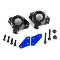 Steering Blocks + Arms Alu Blue (Pair) 