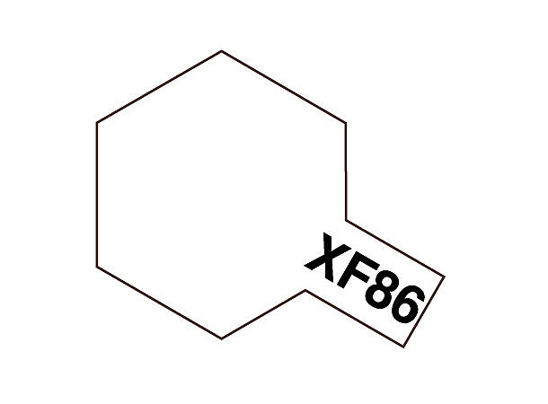 Tamiya lakk Acryl XF-86 Flat clear 10ml glass