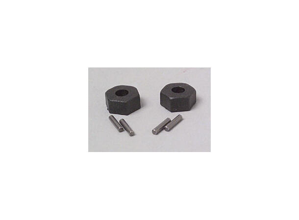 Traxxas 6-kant Adaptere 12mm m/pinner For 5mm aksling 2 stk