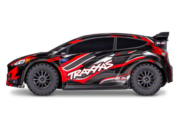 Traxxas Ford Fiesta Rally 2s Rød