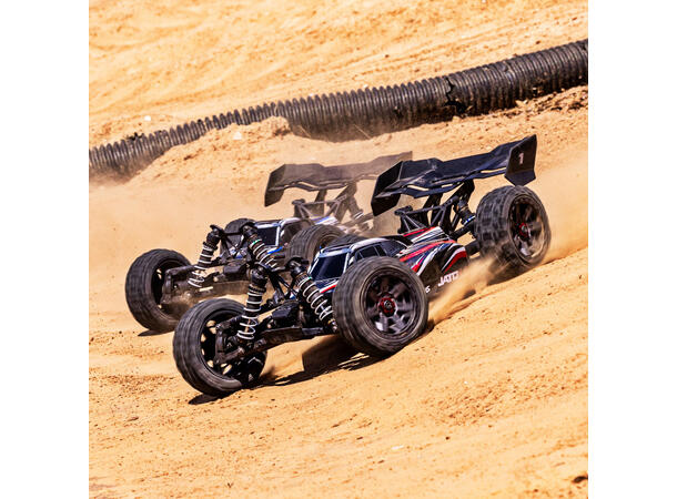 Traxxas Jato 4x4 1/8 BL-2s EHD RTR Red Børsteløs u/batteri,lader 1/8 skala