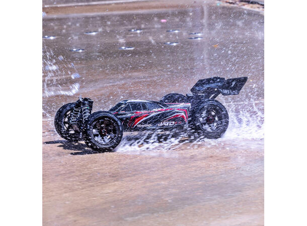 Traxxas Jato 4x4 1/8 BL-2s EHD RTR Red Børsteløs u/batteri,lader 1/8 skala