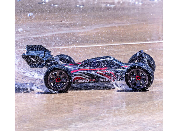 Traxxas Jato 4x4 1/8 BL-2s EHD RTR Red Børsteløs u/batteri,lader 1/8 skala